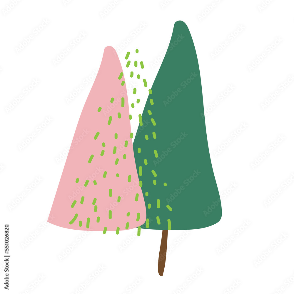 Xmas tree border sticker Xmas tree border sticker