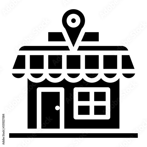 address location shop map icon