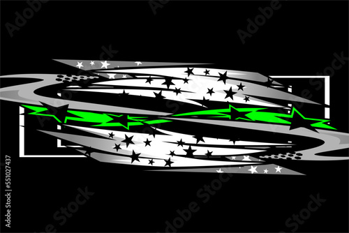 racing background vector design with a unique pattern, a combination of gray colors and star and line effects