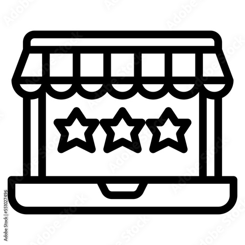 recommended shopping good feedback icon