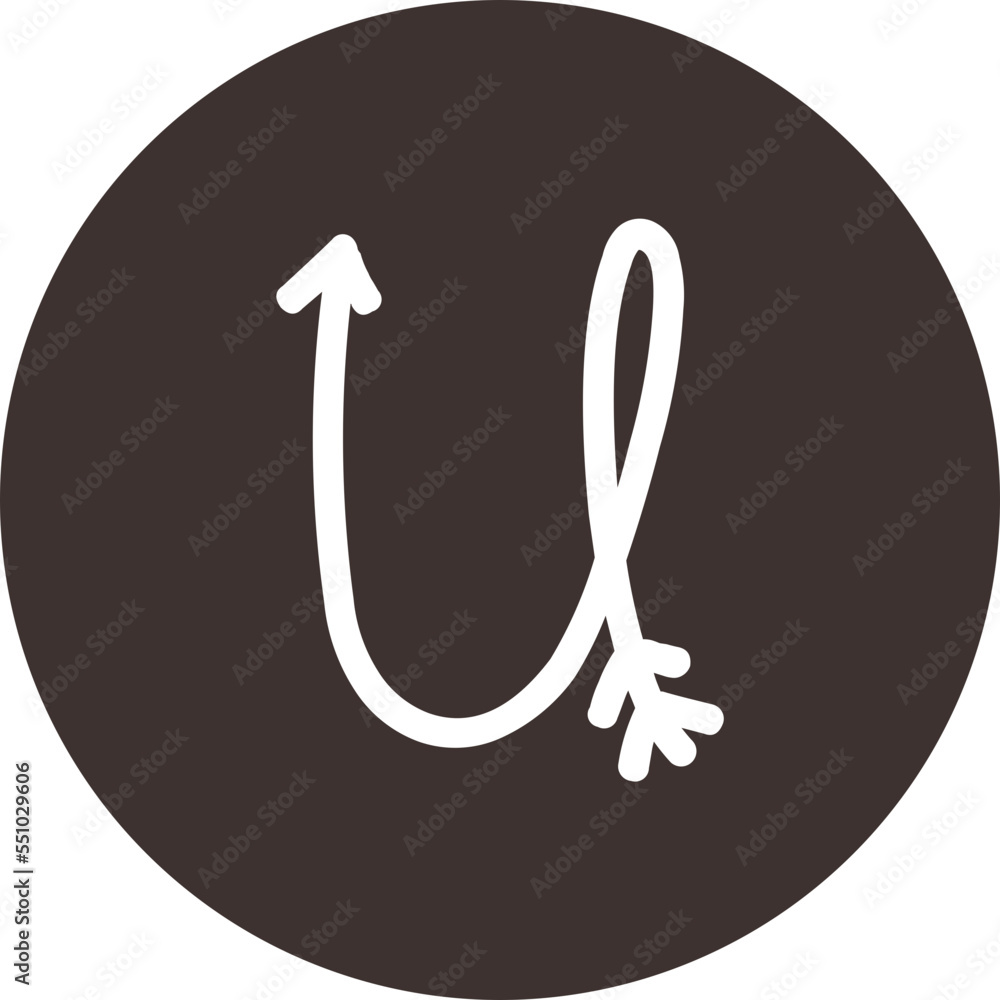 Arrow direction alphabet flat u Lowercase letters Arrow direction alphabet flat u Lowercase letters