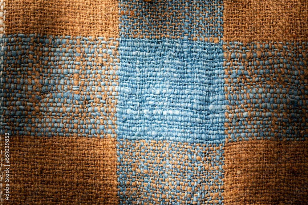 Handmade of Indigo Woven carpet. Handmade of Indigo Woven carpet.