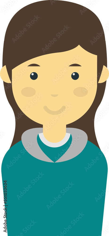 woman illustration in minimal style woman illustration in minimal style