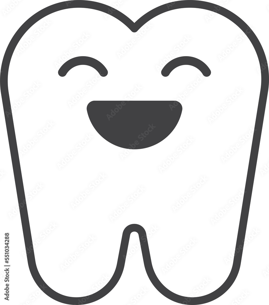good teeth illustration in minimal style good teeth illustration in minimal style