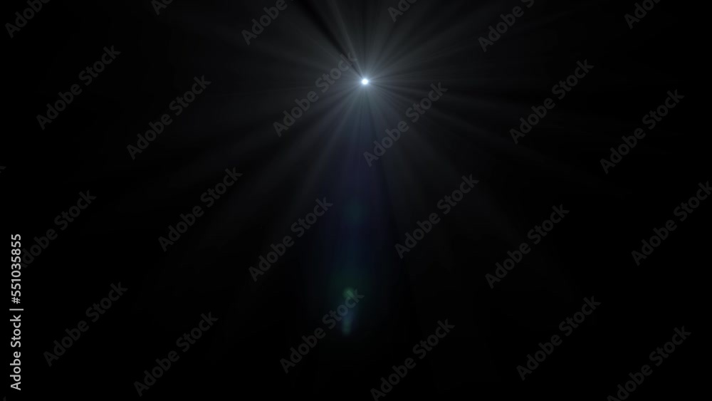 Appear Camera Lens Flare on Black Background Appear Camera Lens Flare on Black Background