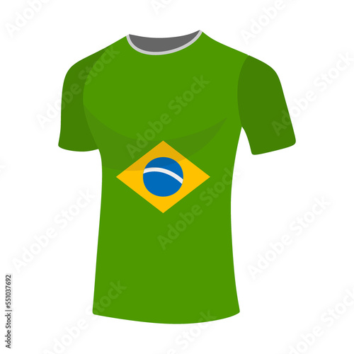 Illustration jersy flag world football in qatar 2022