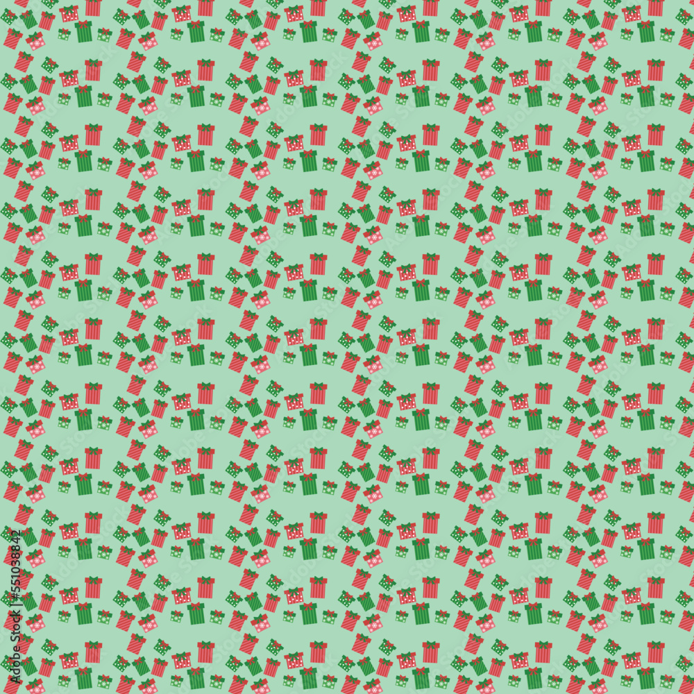 CHRISTMAS GIFT PAPER SEAMLESS PATTERN CHRISTMAS GIFT PAPER SEAMLESS PATTERN
