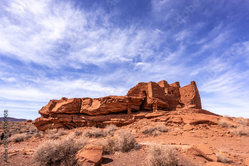Obraz na płótnie Naive American ruins in Arizona w salonie