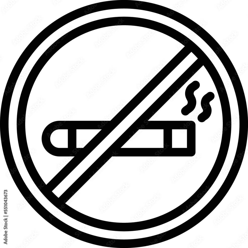 No smoking Vector Icon Design Illustration