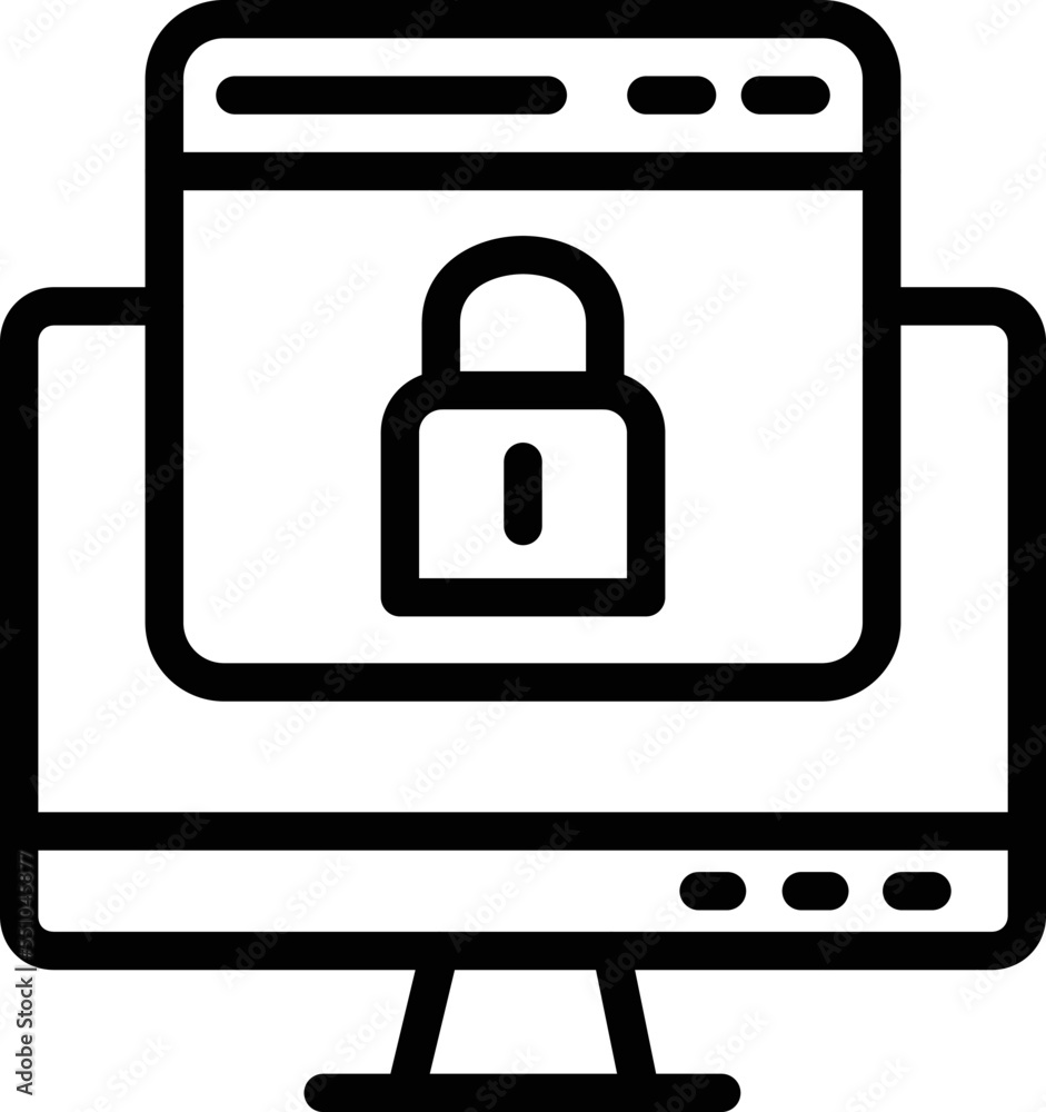 Web security Vector Icon Design Illustration Web security Vector Icon Design Illustration