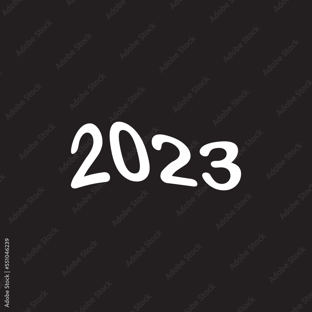 happy new years 2023 illustration, welcome to 2023. happy new years 2023 illustration, welcome to 2023.