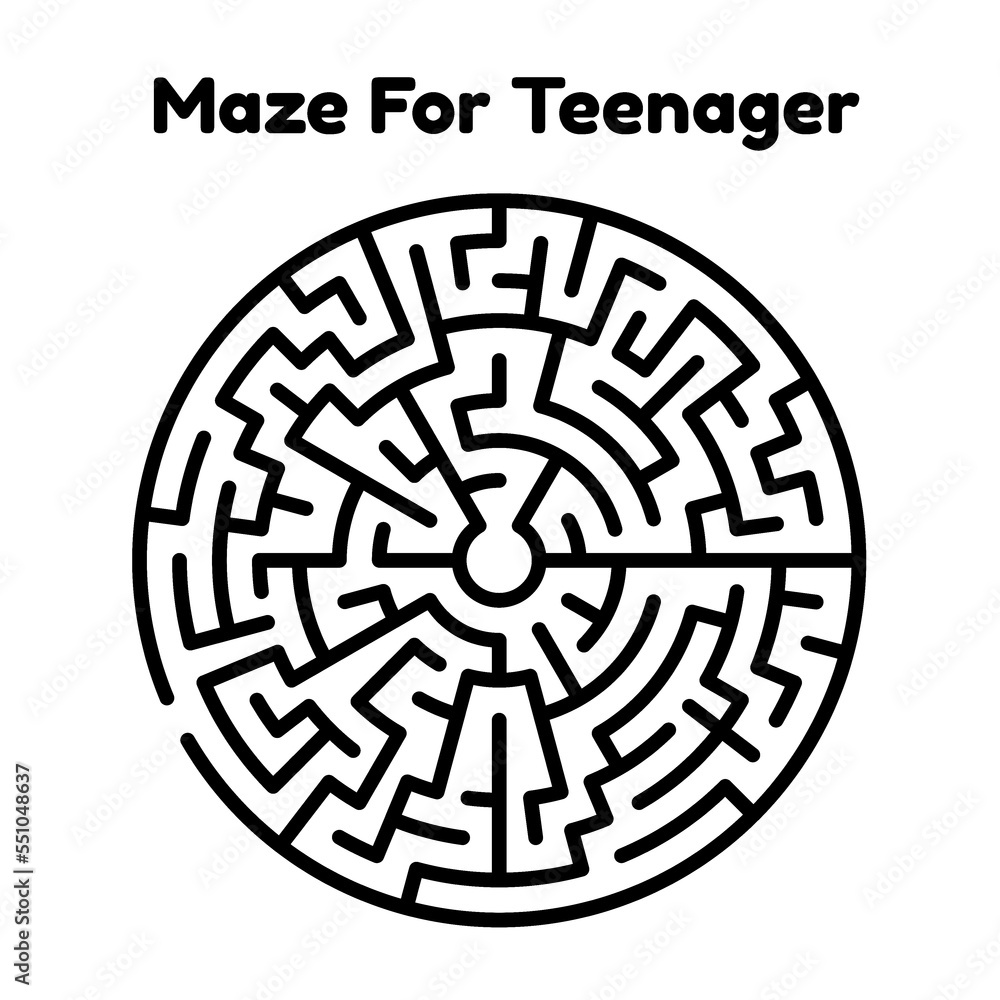 Maze Puzzle Challenge For Teenager Maze Puzzle Challenge For Teenager