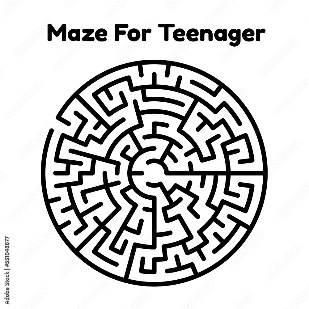 Maze Puzzle For Teenager Maze Puzzle For Teenager