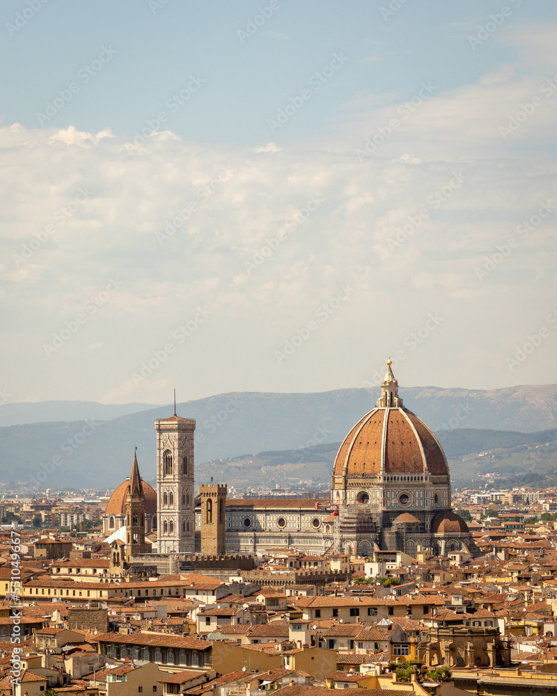 Vista panoramica su Firenze da piazzale Michelangelo 