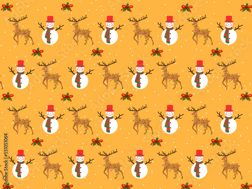 Christmas Cartoon theme Pattern Digital Paper