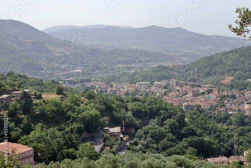 Pellezzano - Panorama dal giardino dell Eremo dello Spirito Santo