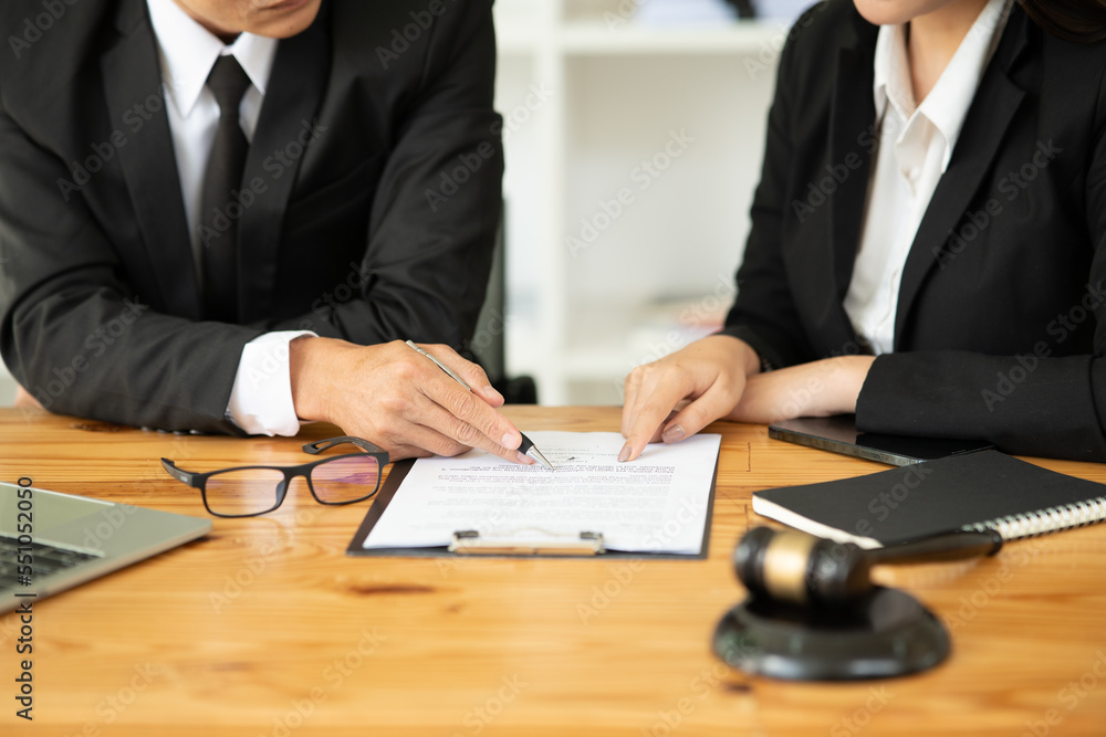 Business Lawyers having Concepts of Legal services at the law office work Legal advice online Business Lawyers having Concepts of Legal services at the law office work Legal advice online