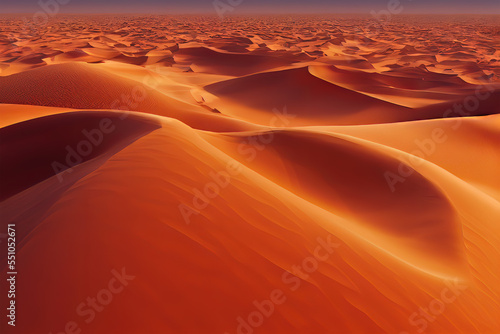 landscape of desert