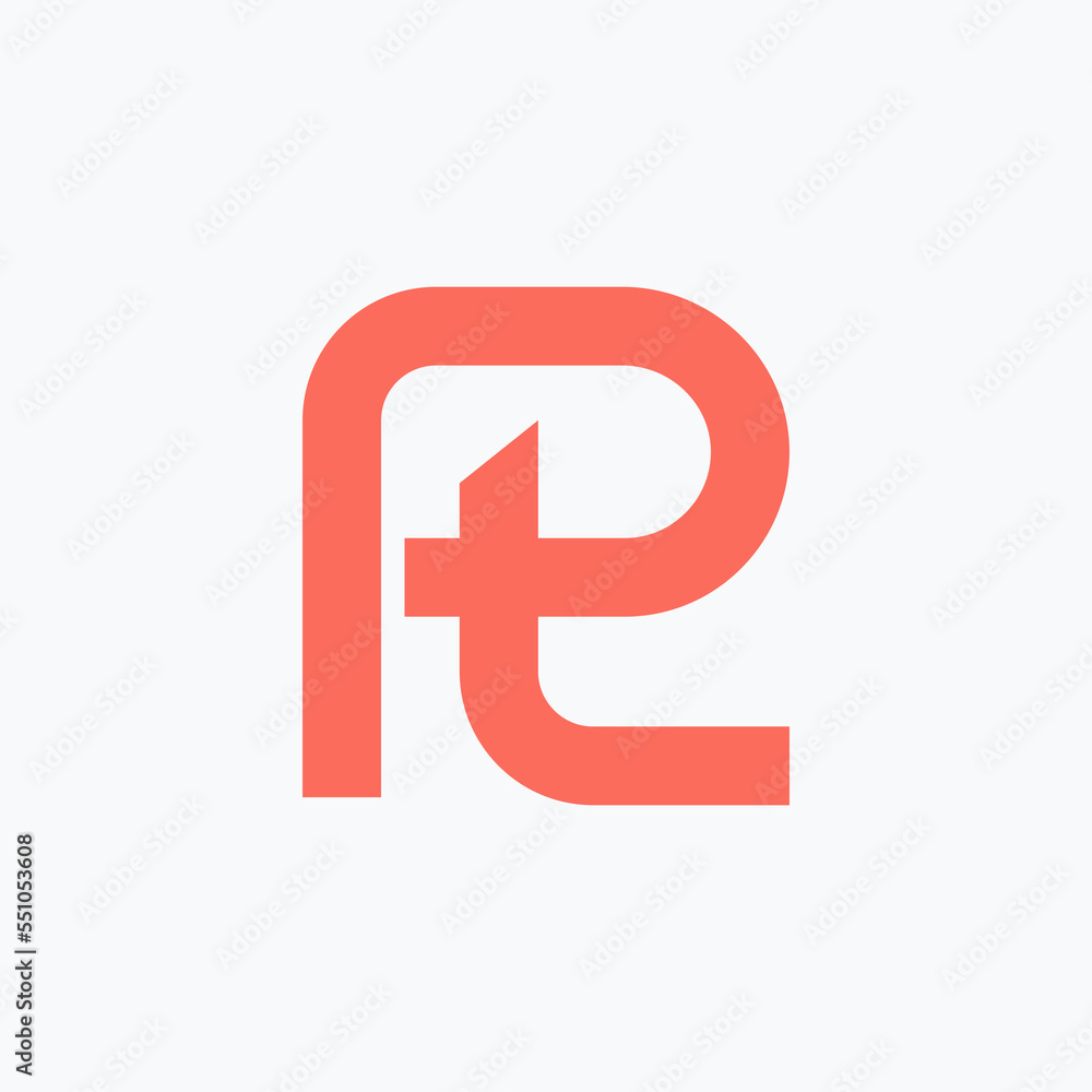Initial PT letter logo, minimal modern logo Initial PT letter logo, minimal modern logo