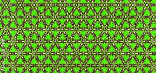 Green Red Seamless Pattern