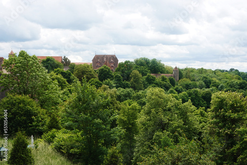 The panorama of Rothenburg ob der Tauber, Germany