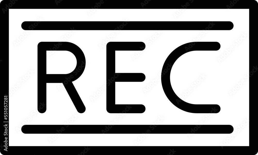 Record Vector Icon Design Illustration Record Vector Icon Design Illustration