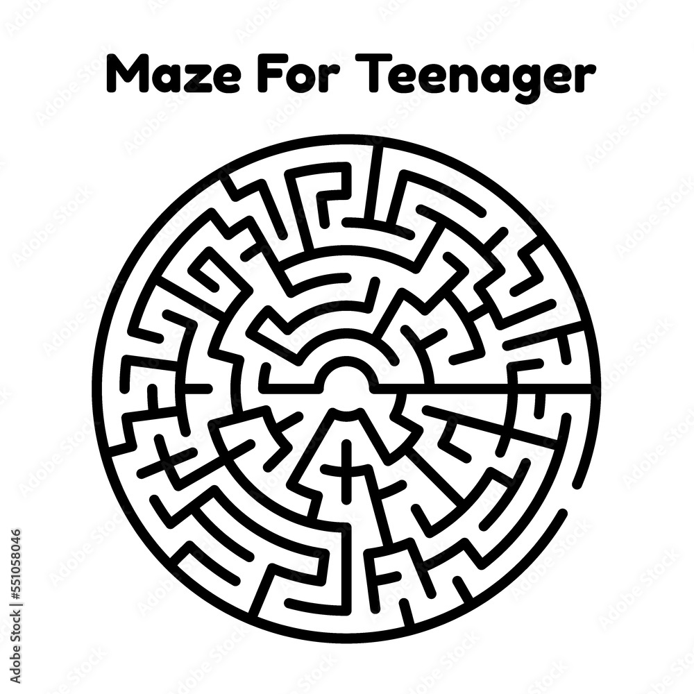 Maze Book Pages For Teenager's Maze Book Pages For Teenager's