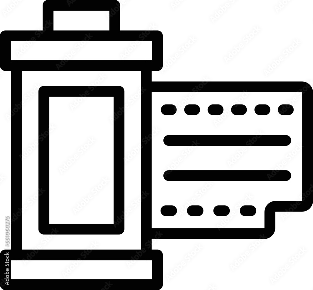 Photographic film Vector Icon Design Illustration Photographic film Vector Icon Design Illustration