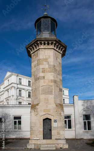 The old Genovese lighthouse from Constanta city - Romania