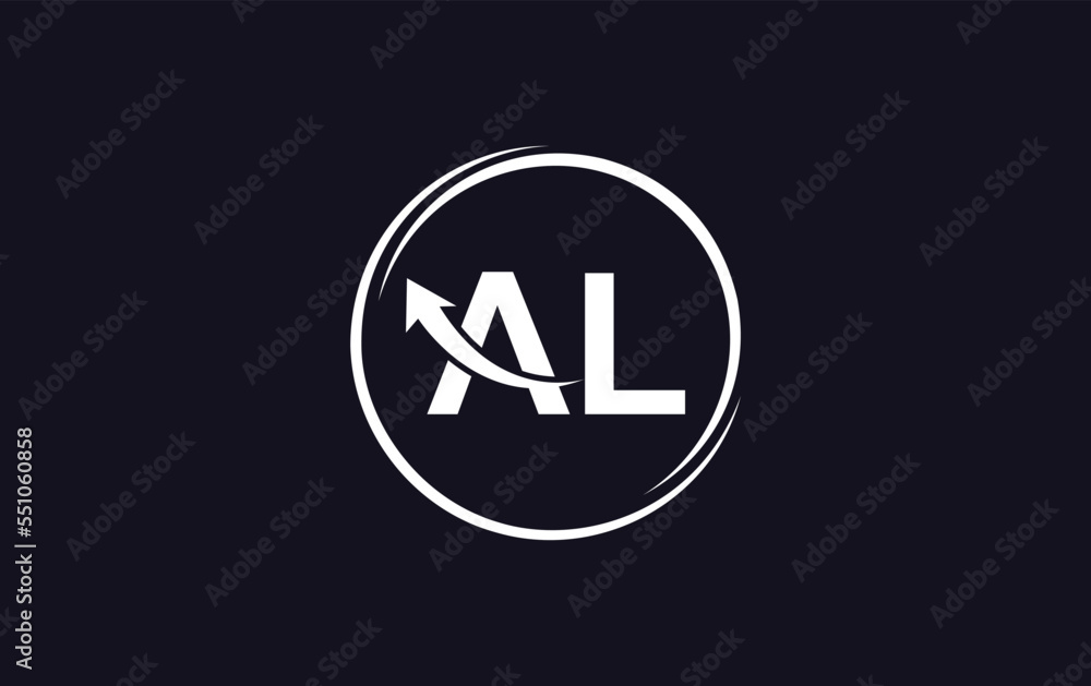 Financial logo symbol and Growth arrow icon vector design monogram for business Financial logo symbol and Growth arrow icon vector design monogram for business