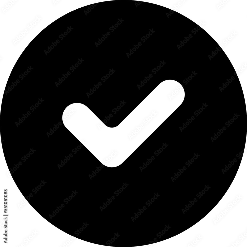 Done, accept black icon Done, accept black icon
