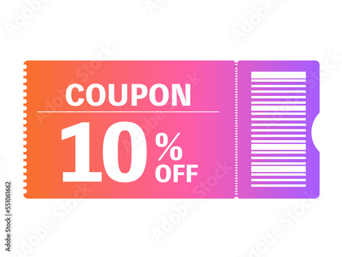 Illustration of a simple coupon