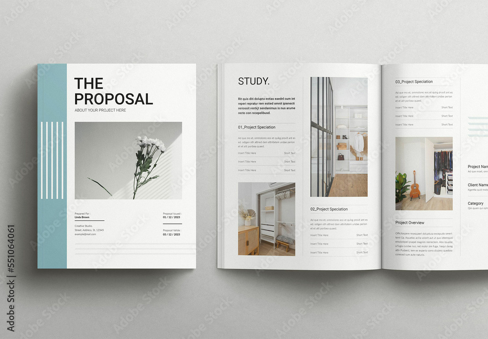 Proposal Template Stock Template Adobe Stock Proposal Template Stock Template Adobe Stock
