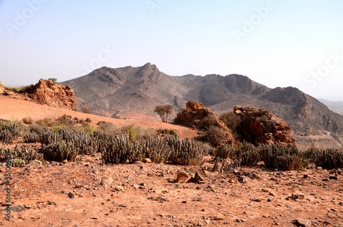landscape at Youssef Ben Tachfine dam, morocco