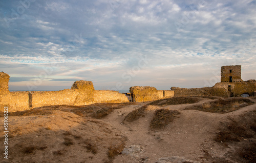 The ruins of Enisala fortress - Romania photo