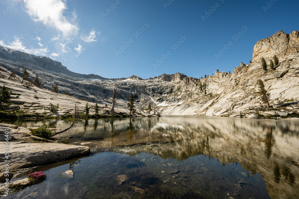 Alta Peak Reflects in Pear Lake in Sequoia
