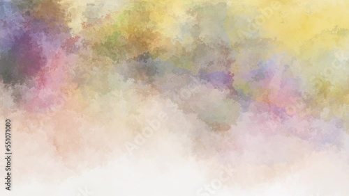 抽象的　水墨画　モーショングラフィックス　素材