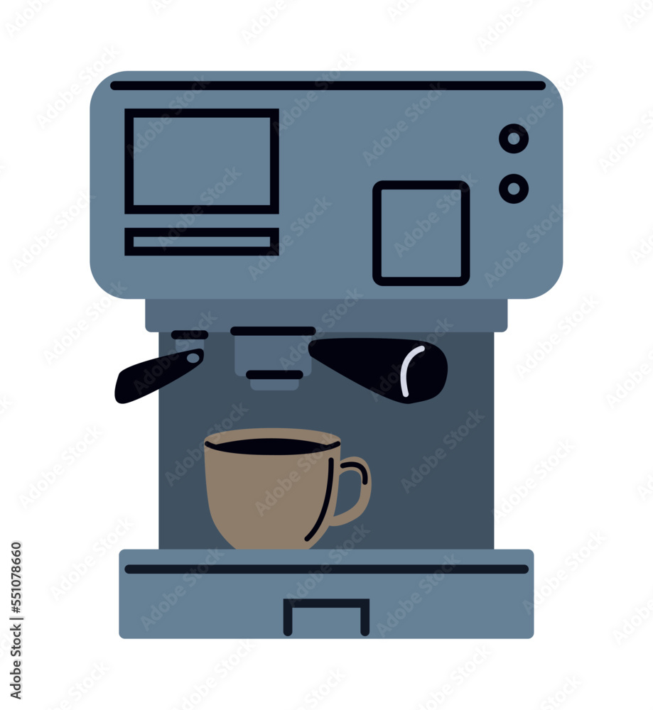 coffee cup in maker machine coffee cup in maker machine