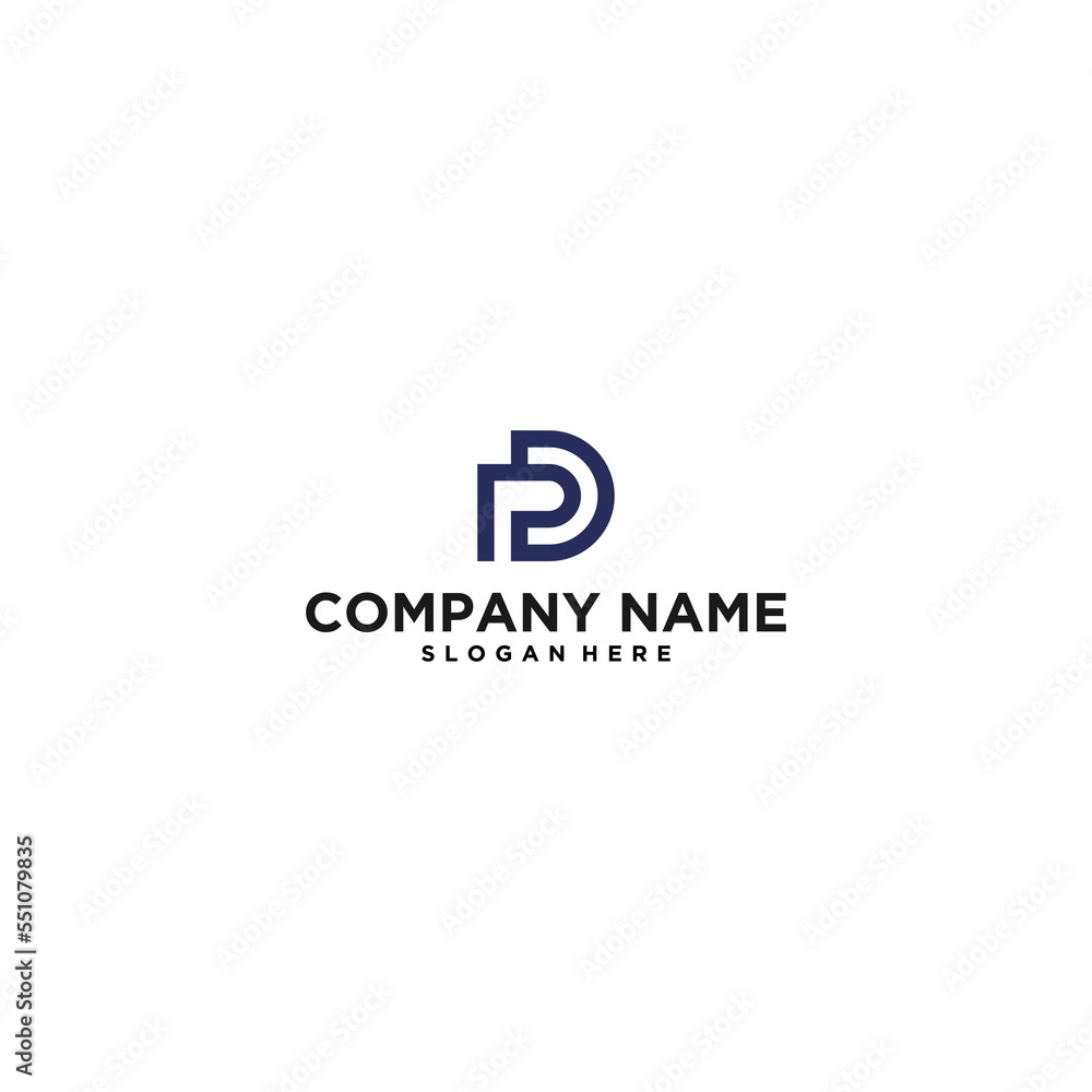 simple pd logo in white background simple pd logo in white background
