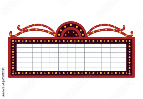 cinema theater billboard light