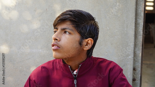 portrait of young  boy, photo