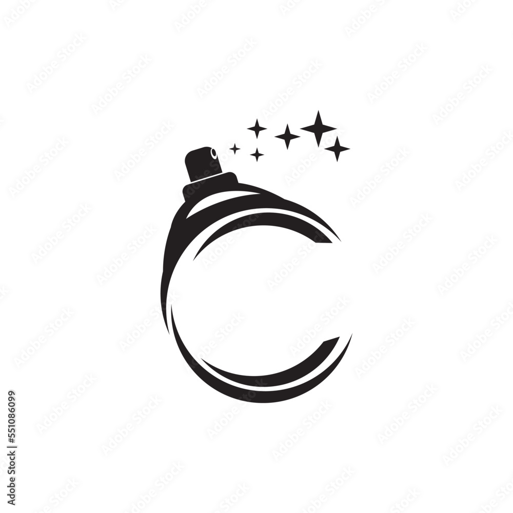perfume logo.vector illustration symbol design vector de Stock | Adobe Stock