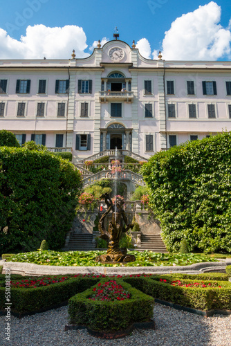 the famous Villa Carlotta seen from the main entrance
