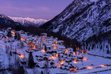 Il borgo di Bosco Gurin, in Vallemaggia, Ticino