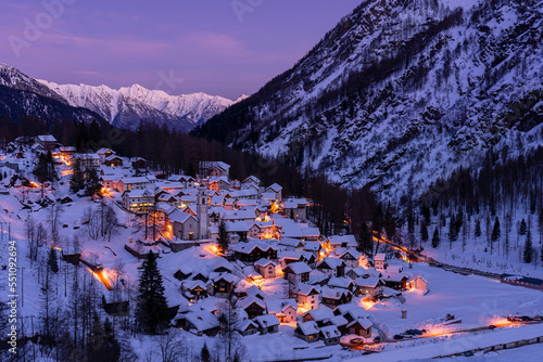 Il borgo di Bosco Gurin, in Vallemaggia, Ticino photo