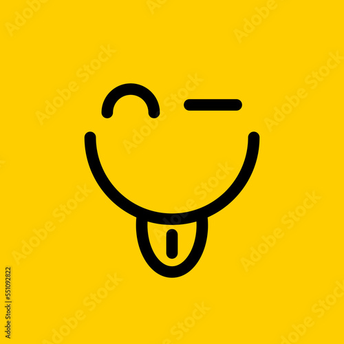 Cheer up poster, wink logo