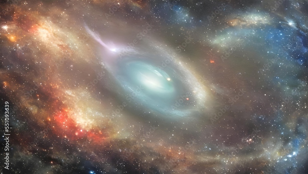 Obraz premium 銀河のイメージ