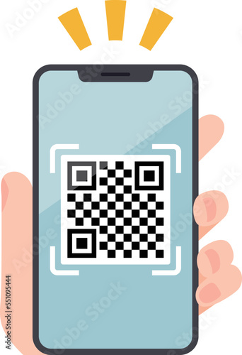 スマホでのQRコードの読み取り