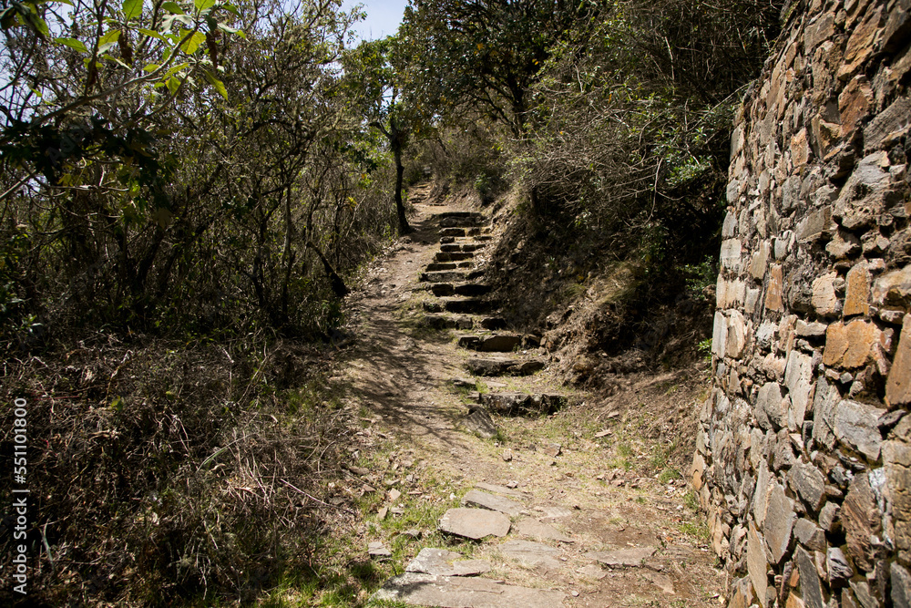 Ruins of Choquequirao, an Inca archaeological site in Peru, similar in structure and architecture to Machu Picchu. Ruins of Choquequirao, an Inca archaeological site in Peru, similar in structure and architecture to Machu Picchu.