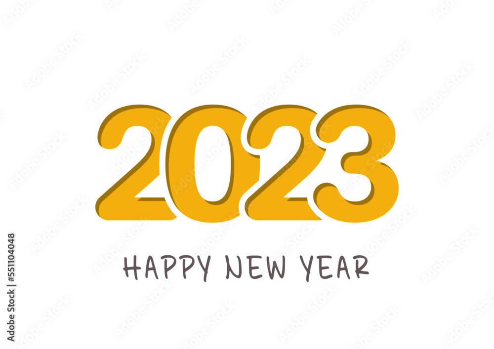Happy New Year 2023. Vector illustration Happy New Year 2023. Vector illustration